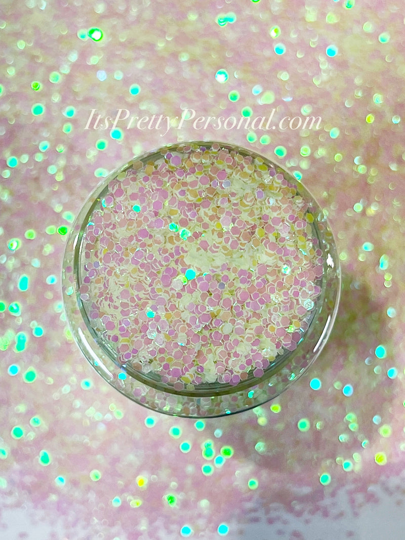 "MINI Opal Pink Light Show”-GLOW Glitter