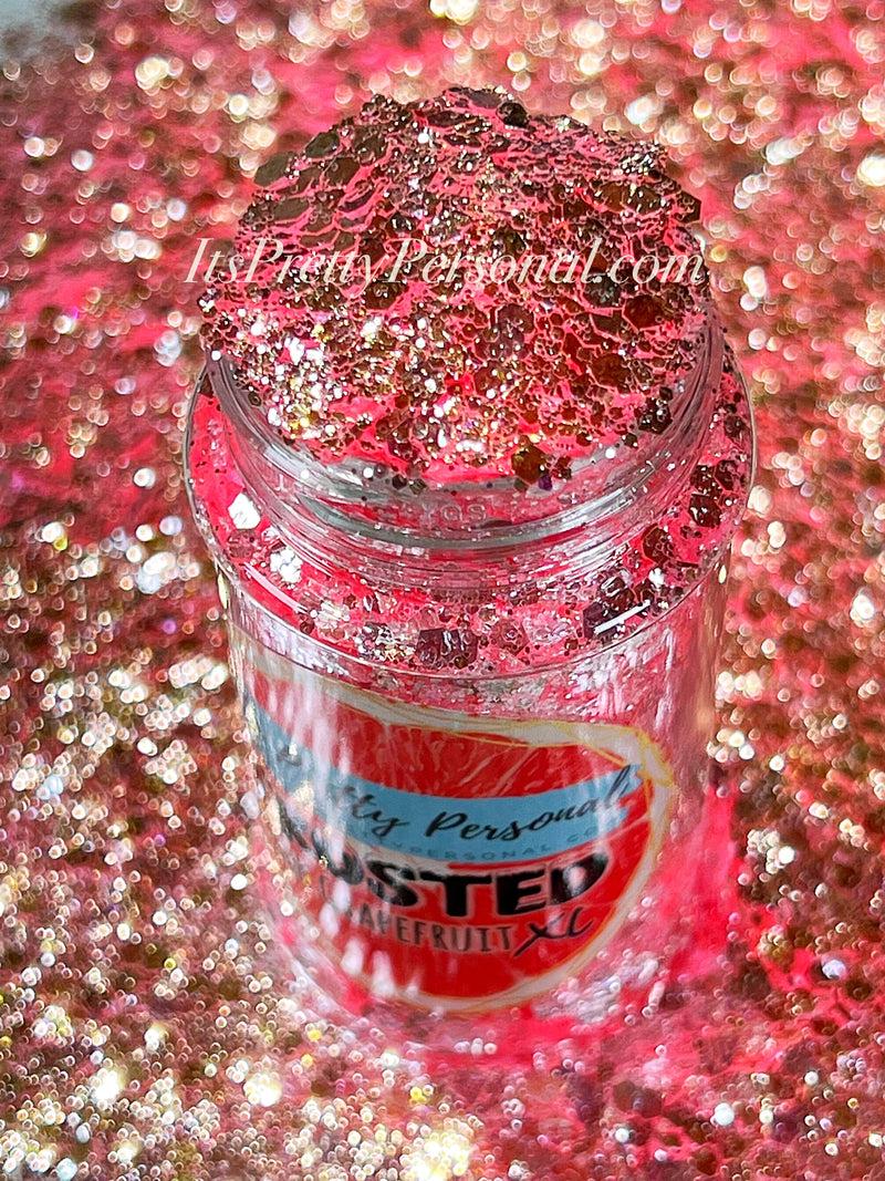 “Pink Grapefruit XL”- FROSTED Glitter Collection