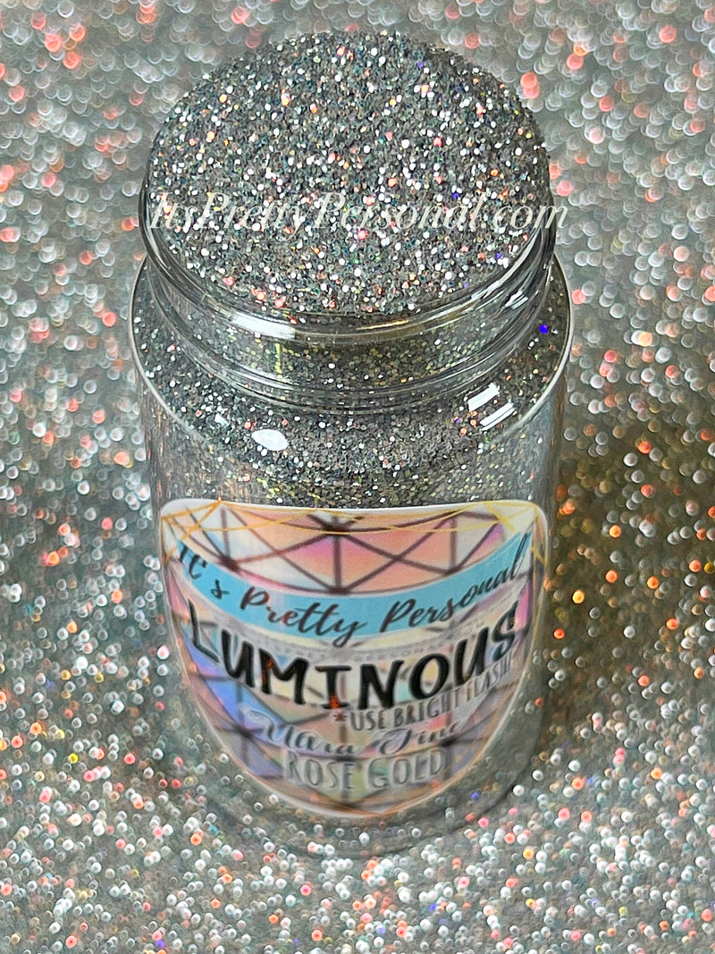 ULTRA FINE Rose Gold  (Fine Cut)- Luminous Reflective Glitter Collection