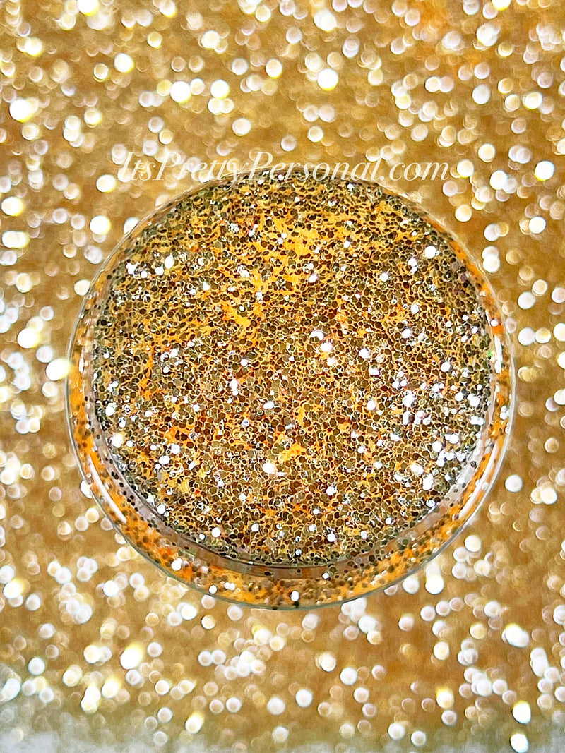 “MICRO Fuzzy Navel Orange”- FROSTED Glitter Collection