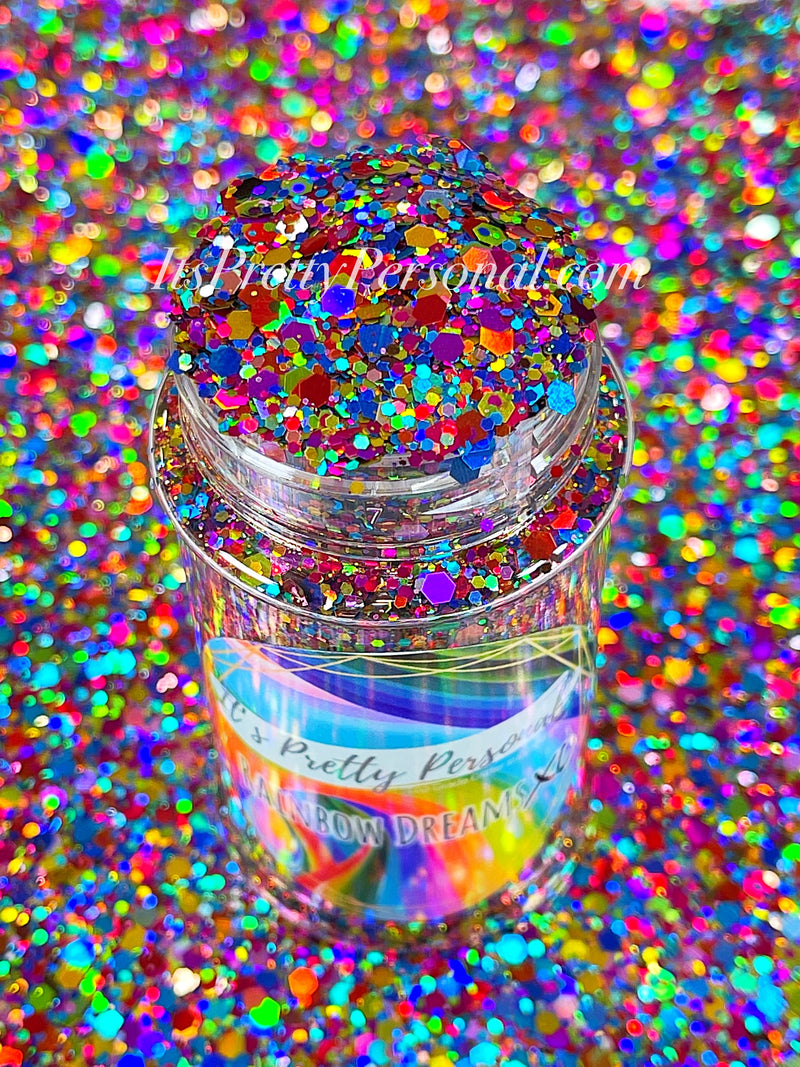 “Rainbow Dreams XL”- Holographic Chunky Mix