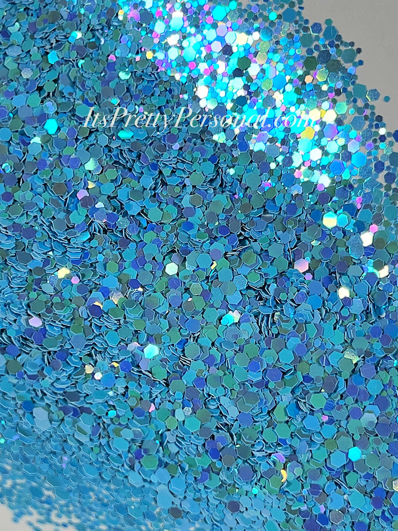 “Life Is The Bubbles XL”- Ocean Jewel Collection Blue