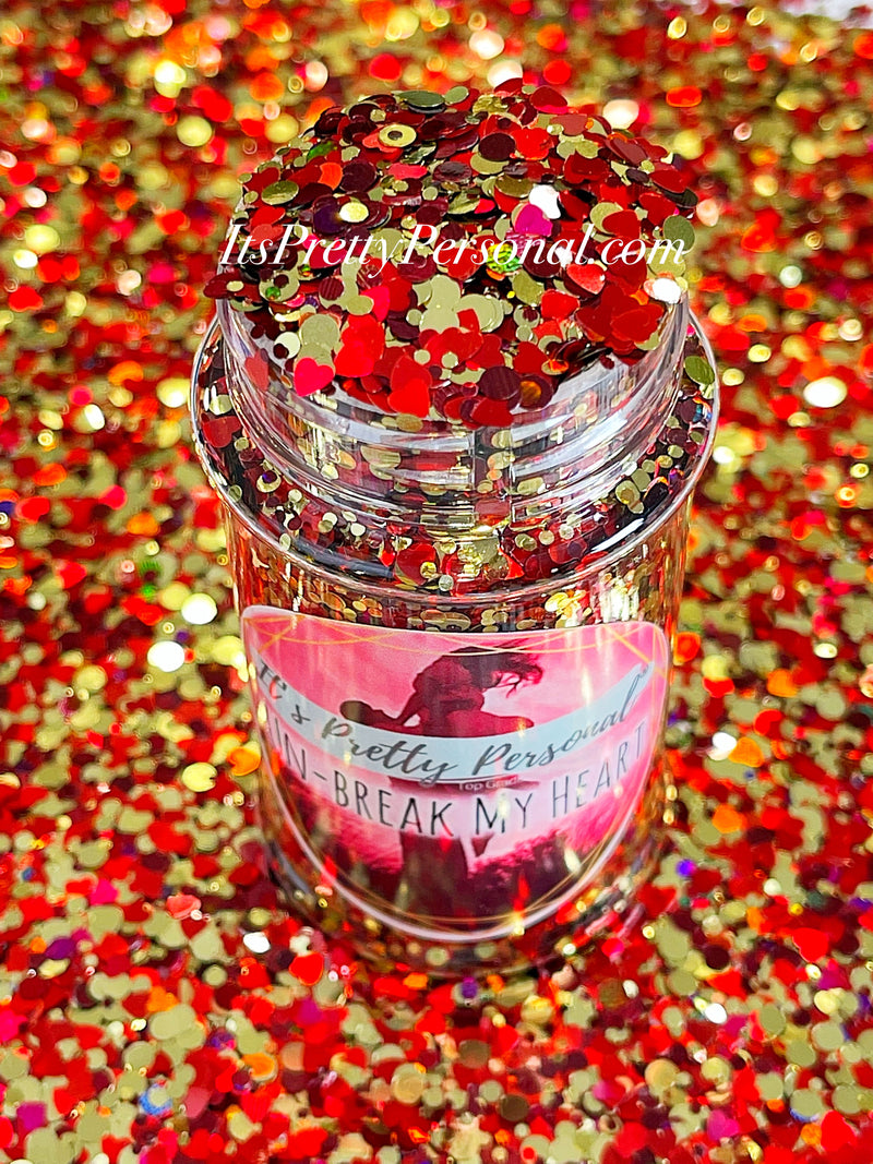 “Un-break My Heart”- Mini Heart Shape Glitter Mix